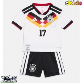 Germany Florian Wirtz #17 Replica Home Minikit World Cup 2026 Short Sleeve (+ pants)